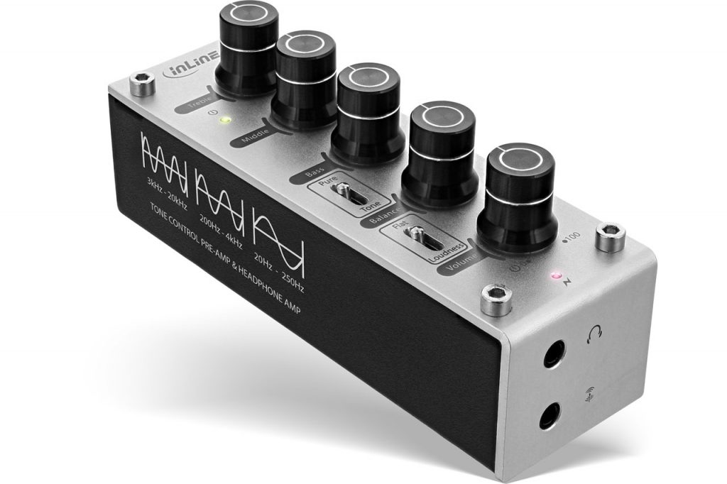 InLine AmpEQ: Kopfhörer-Verstärker mit 3-Band-EQ