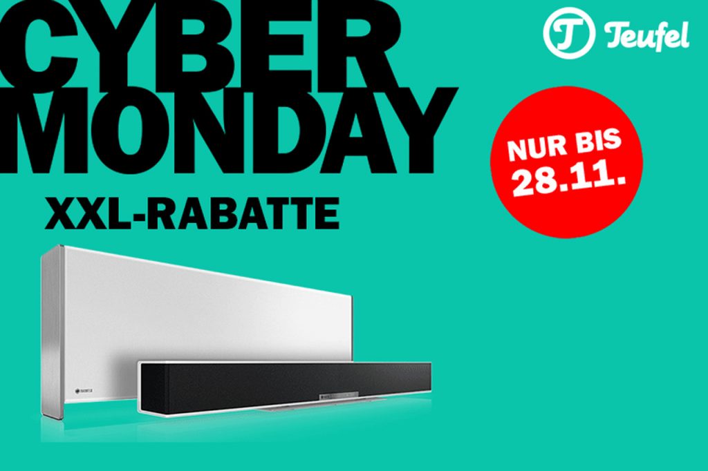 Teufel Cyber Monday 2016 – bis zu 40 % sparen