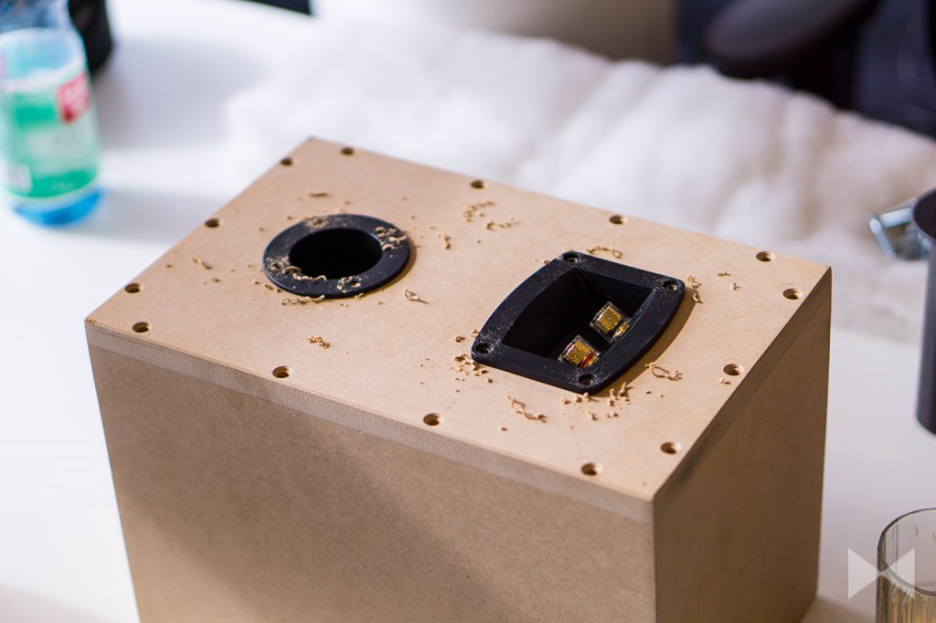 Bildershow und Video: Lautsprecherbau mit Teufel