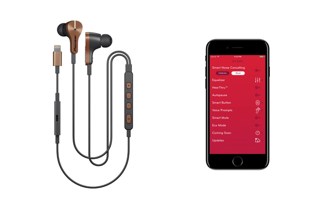Pioneer Rayz Plus: Lightning-Kopfhörer mit App-Steuerung
