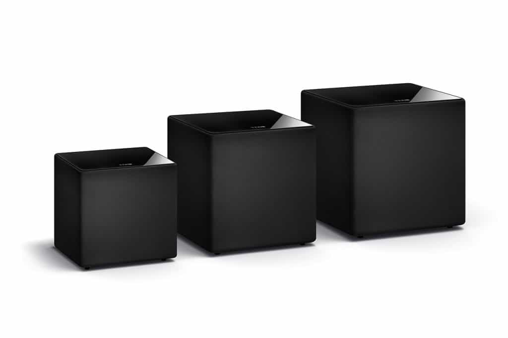 KEF Kube12b, 10b, 8b: Subwoofer mit intelligentem Bassalgorithmus