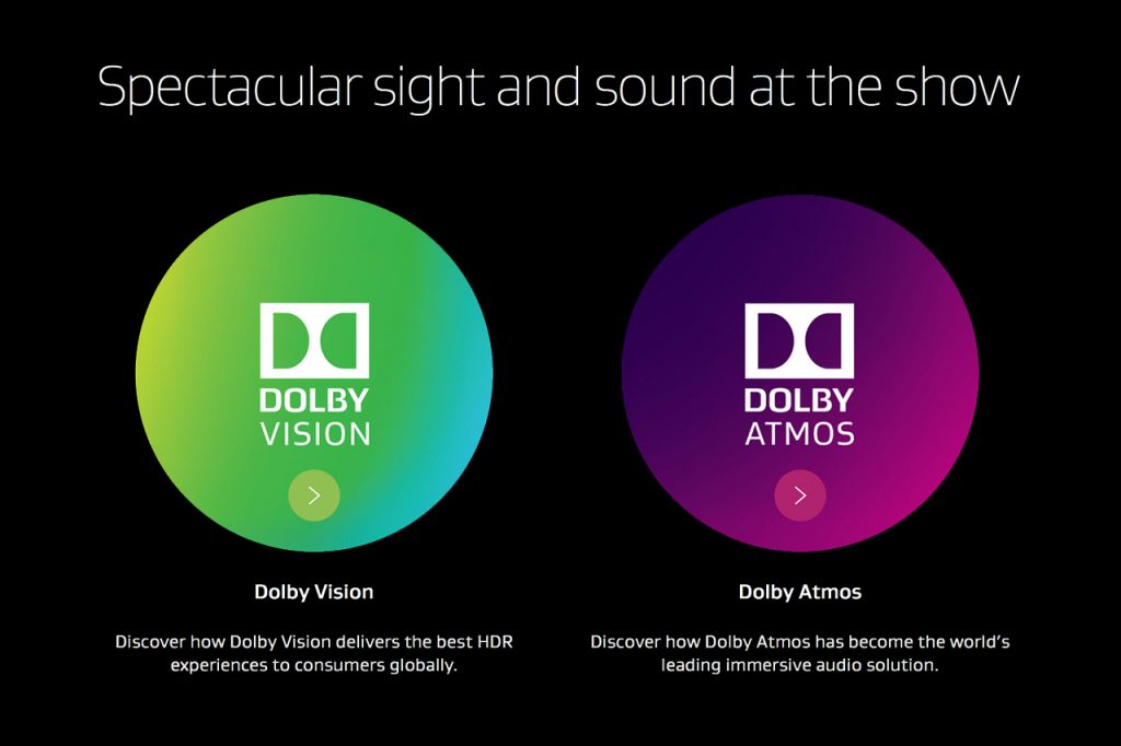 Dolby Vision und Dolby Atmos: Produkt-Highlights 2018