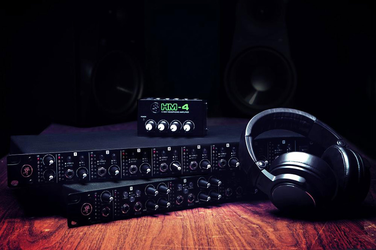 Mackie HM-4, HM-400, HM-800: Kopfhörerverstärker fürs Studio und zuhause