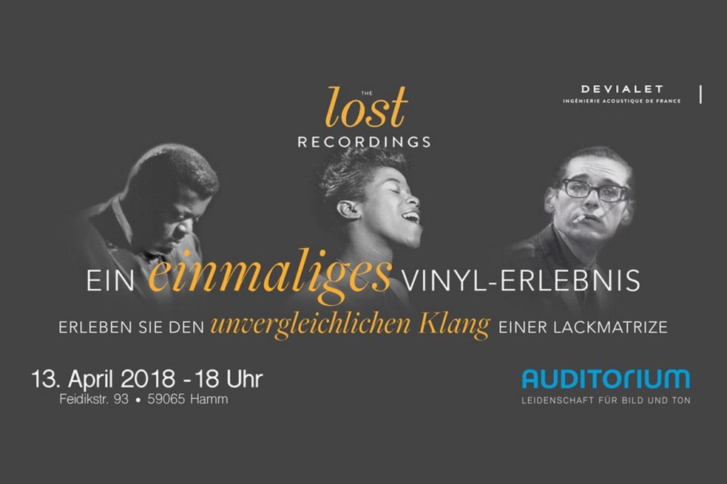 Im Auditorium Hamm den Klang einer Lackmatrize erleben