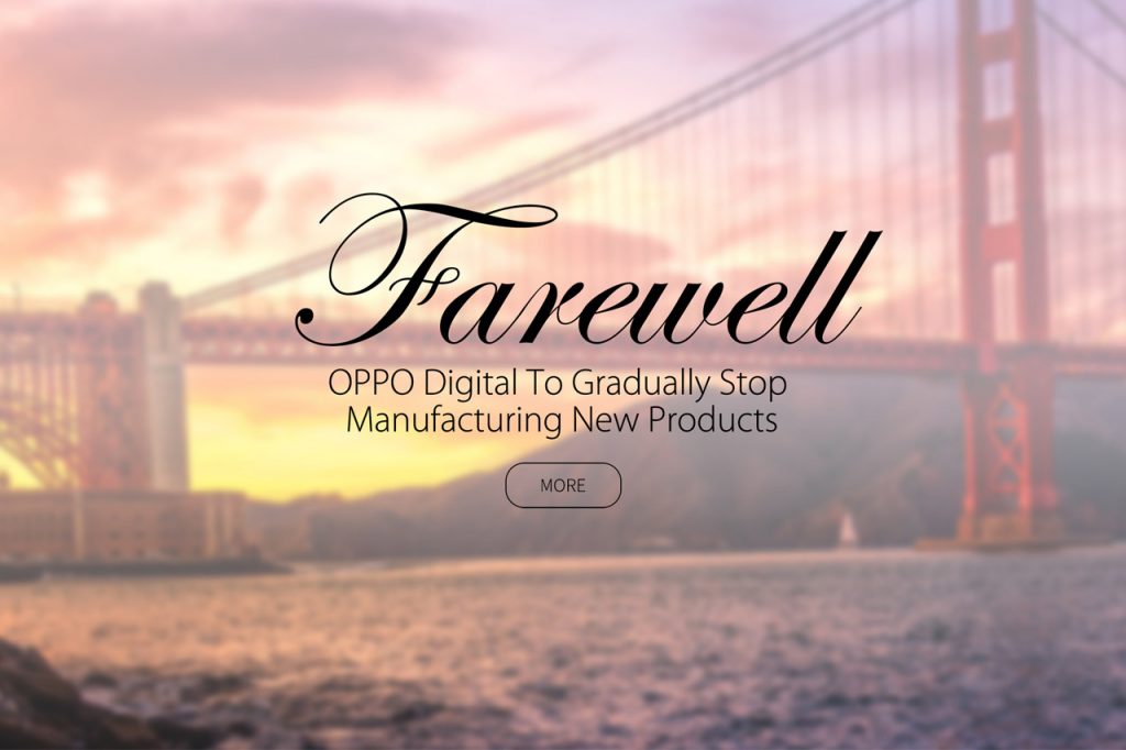 Ende einer Ära: Oppo Digital stellt Produktion ein