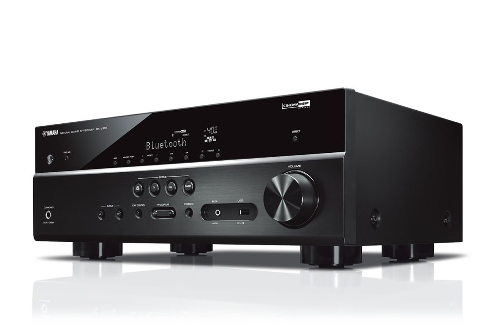 Yamaha RX-V385: AV-Receiver mit Bluetooth, 4K, Dolby Vision, YPAO