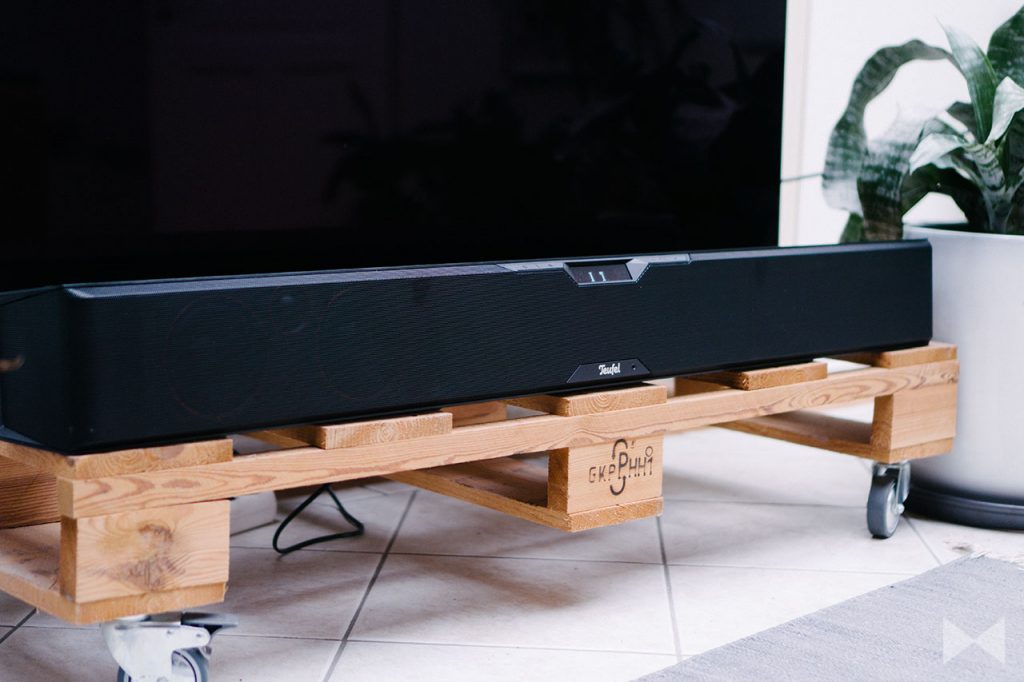 Teufel Cinebar Pro Test: WLAN-Soundbar mit Effekt-Lautsprechern