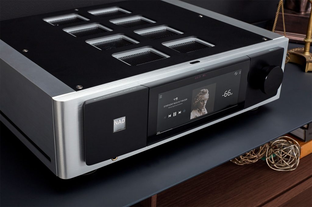 NAD M33 Verstärker streamt mit BluOS, Bluetooth, AirPlay 2 und Roon