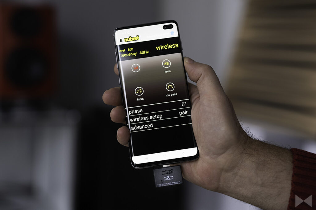 X-Room-Calibration Test mit iOS und dem Nubert XRC Android Interface