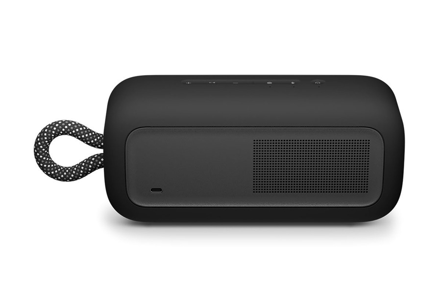 Bose-SoundLink-Plus Anschlüsse auf der Rückseite inklusive USB-C
