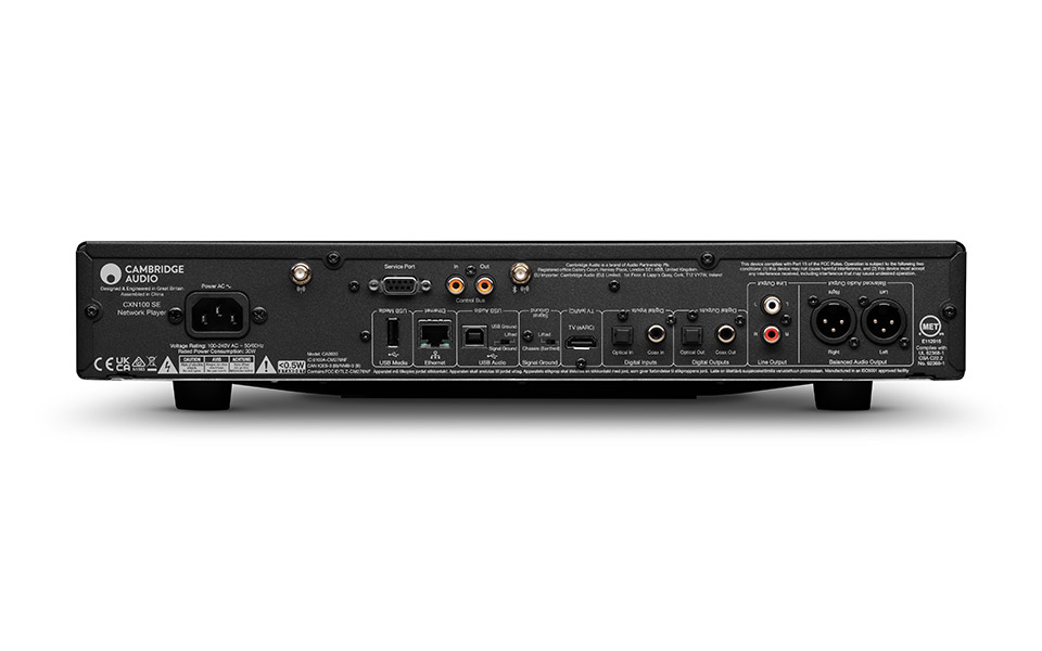 Cambridge Audio CXN100SE Anschlüsse