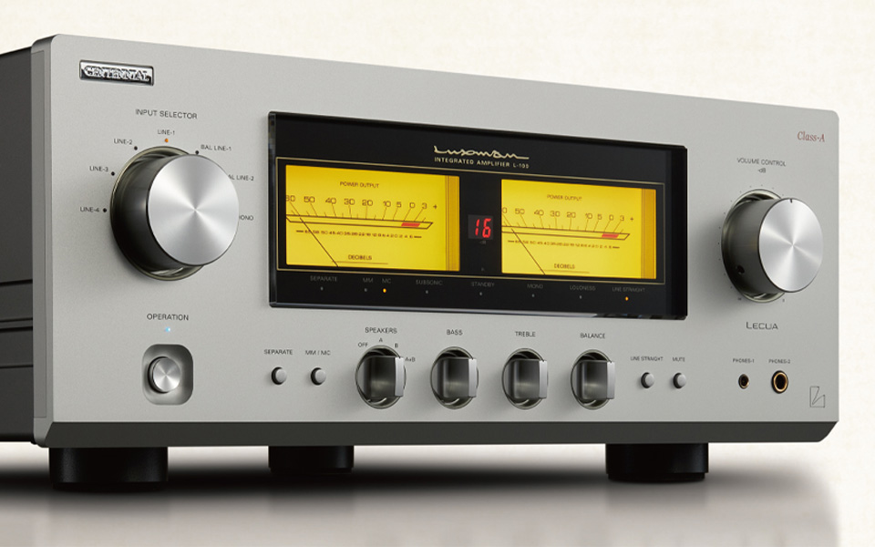 Luxman L-100 CENTENNIAL: Class-A-Verstärker zum Jubiläum