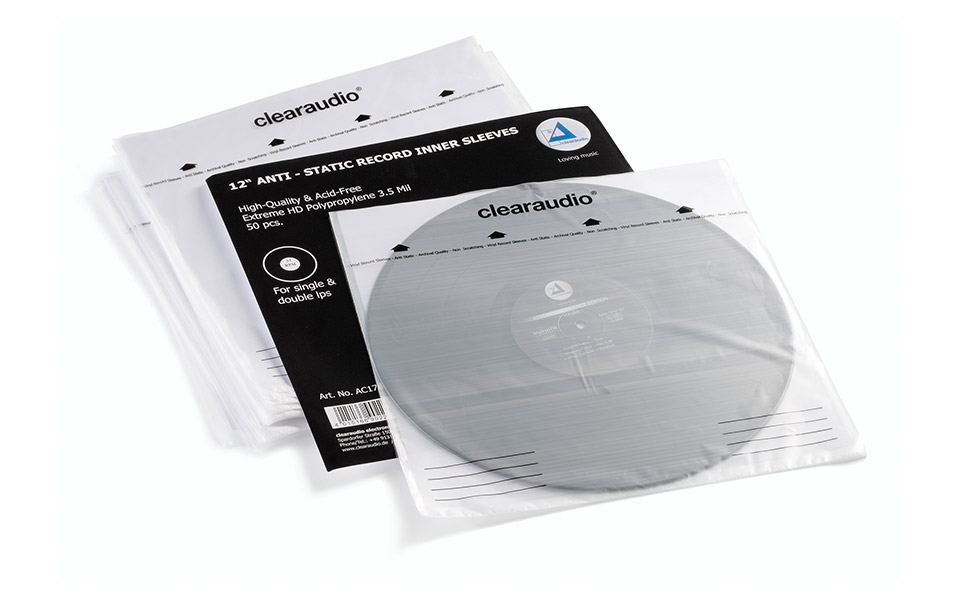 Zusammen mit den neuen clearaudio Antistatik-Innenhüllen entsteht ein durchdachtes System