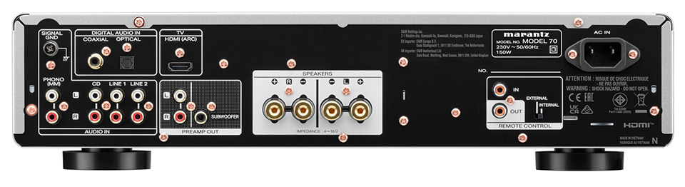 Ein MM-Phonoeingang bindet Plattenspieler mit Moving-Magnet-Tonabnehmer direkt ein