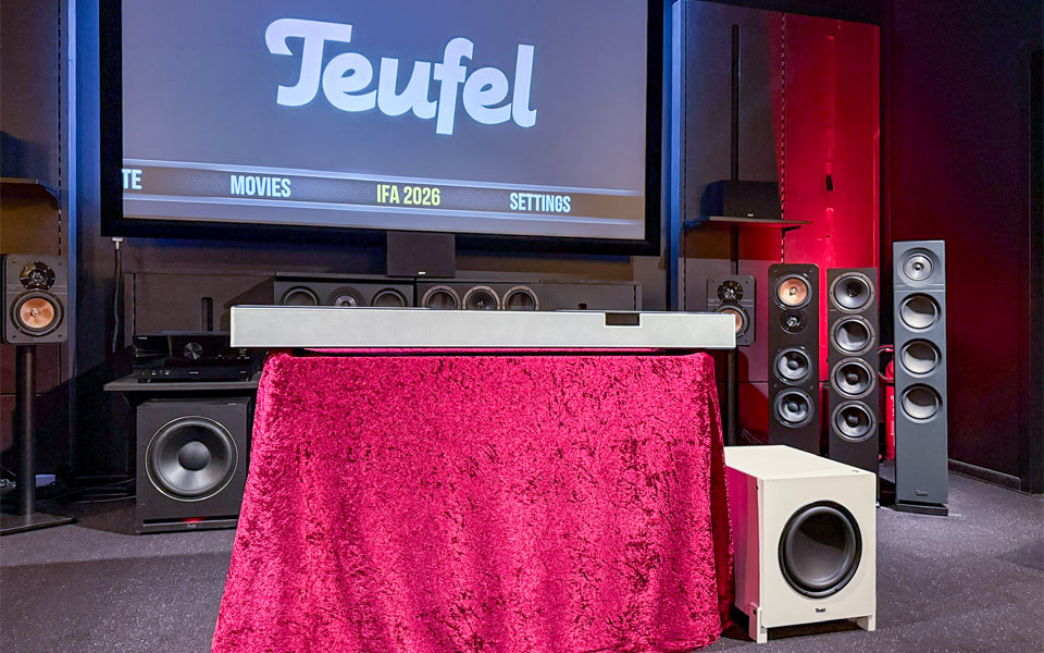 Teufel CINEBAR PRO 2: Dolby-Atmos-Soundbar mit Streaming