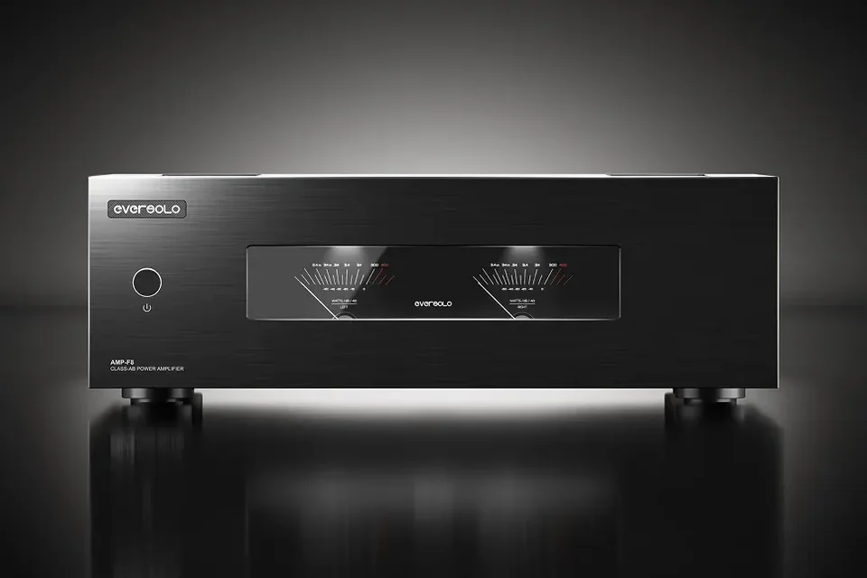 Eversolo AMP-F8: Stereo-Endstufe mit VU-Metern